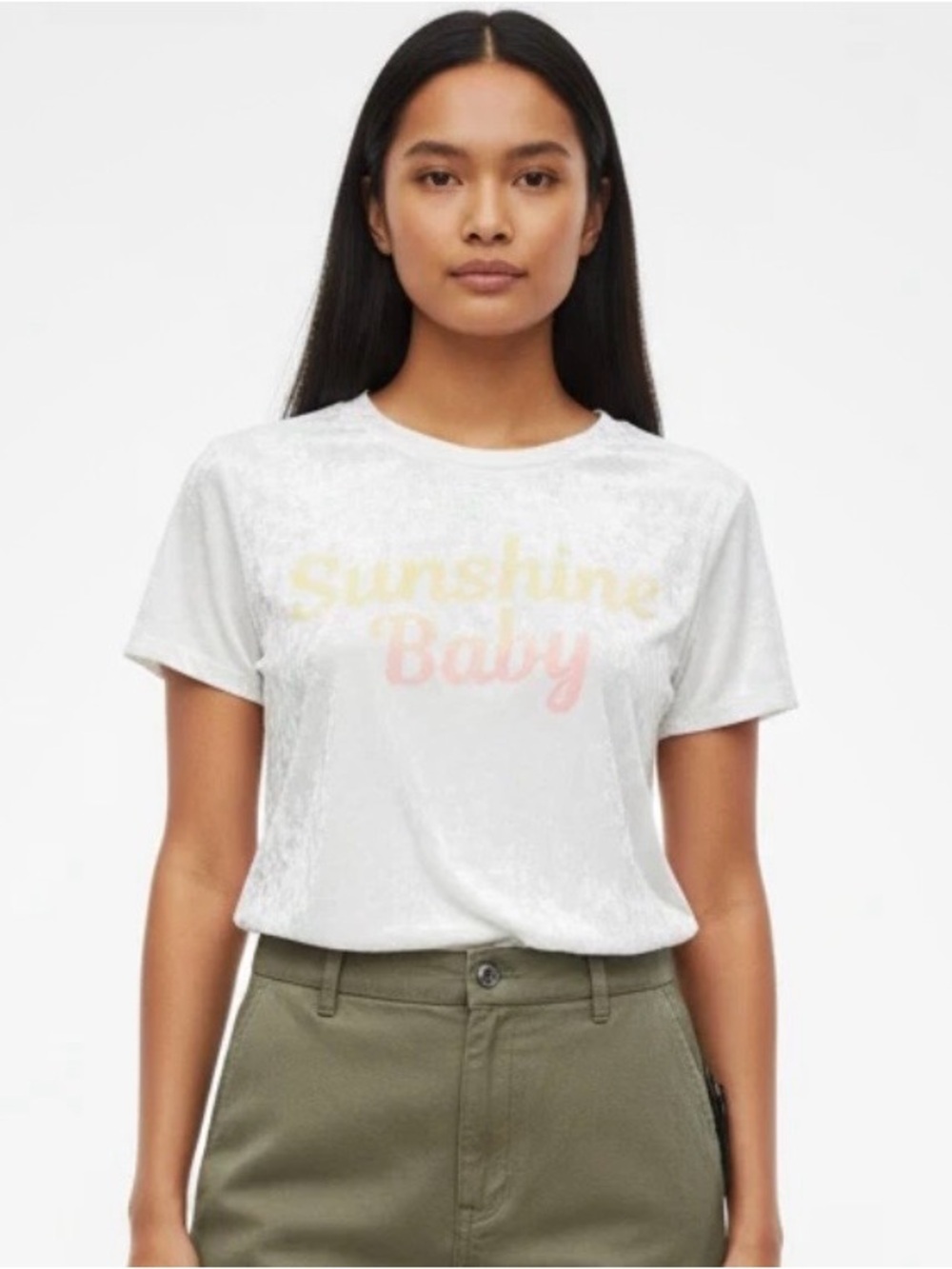 NWT Wildfox Keke Tee Tee shirt S Sunshine Baby Boho Hippie Cali Festival